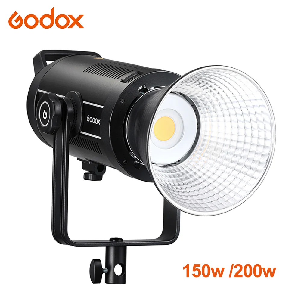US $406.00 Godox SL150II SL200II Video Light Bowens Mount 5600K Daylight For Portrait Photography Interview Photography Lighting 150W 200w