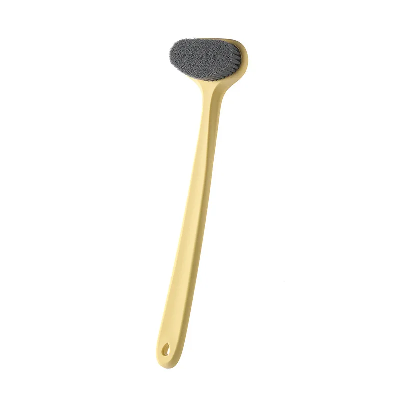 Orange gray brush НОВАЯ щетка для ванны и душа с длинной ручкой сзади, спа-гидромассажная Ванна, аксессуары для кожи, щетка для дома и жизни, аксессуары для ванной комнаты, инструмент для очистки кожи - Цвет: Orange gray brush