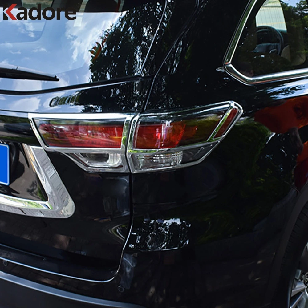 Для Toyota Highlander 2015 2016 ABS хромированный задний светильник Стикеры отделка хвост