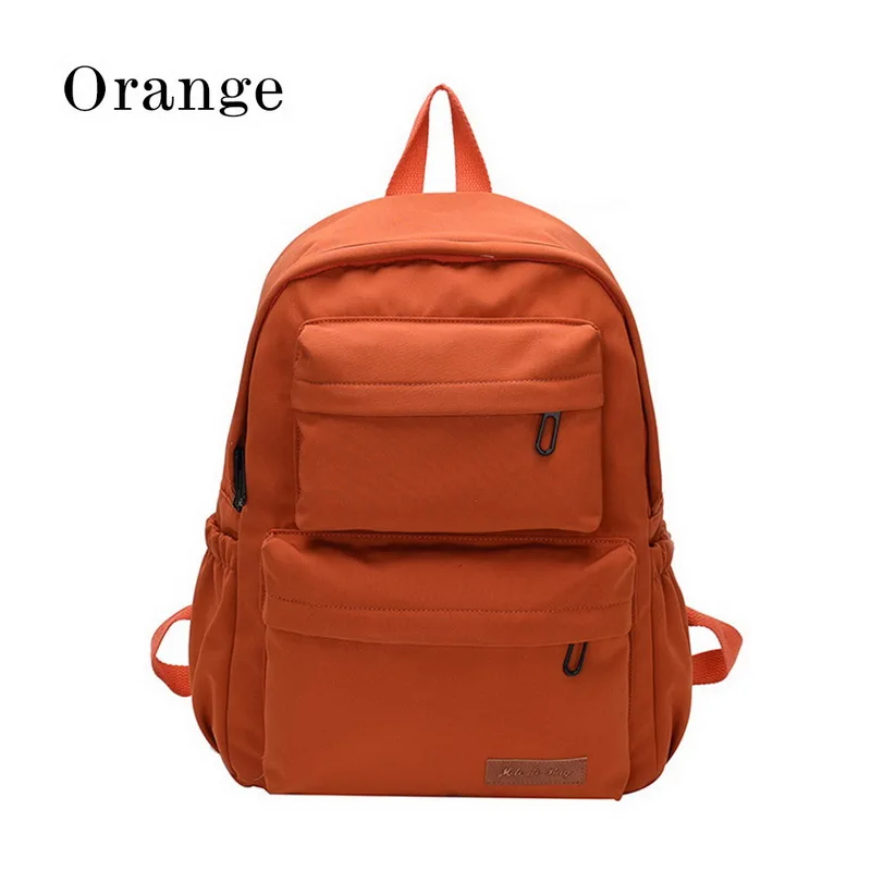 orange LOOZYKIT, водонепроницаемый нейлоновый рюкзак для женщин, много карманов, рюкзаки для путешествий, женская школьная сумка для девочек-подростков, дропшиппинг - Цвет: orange