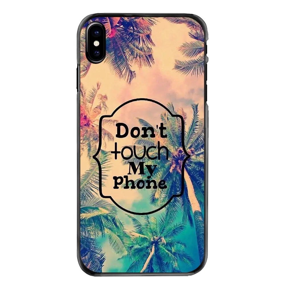 lock screen dont touch my Phone Art Poster For Sony Xperia X XA XZ M2 M4 M5 C3 C4 C5 T3 E4 E5 Z Z1 Z2 Z3 Z5 Compact Covers |