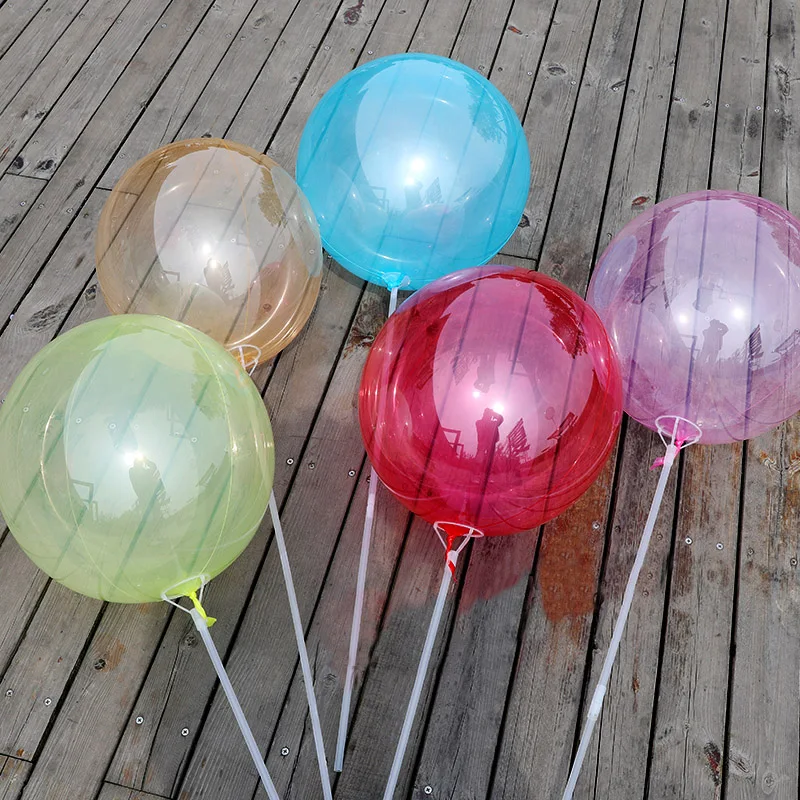 

20inch Colorful Transparent Bubble Balloons Crystal Bubble Clear Balloon Birthday Party Wedding Decorations Supplies
