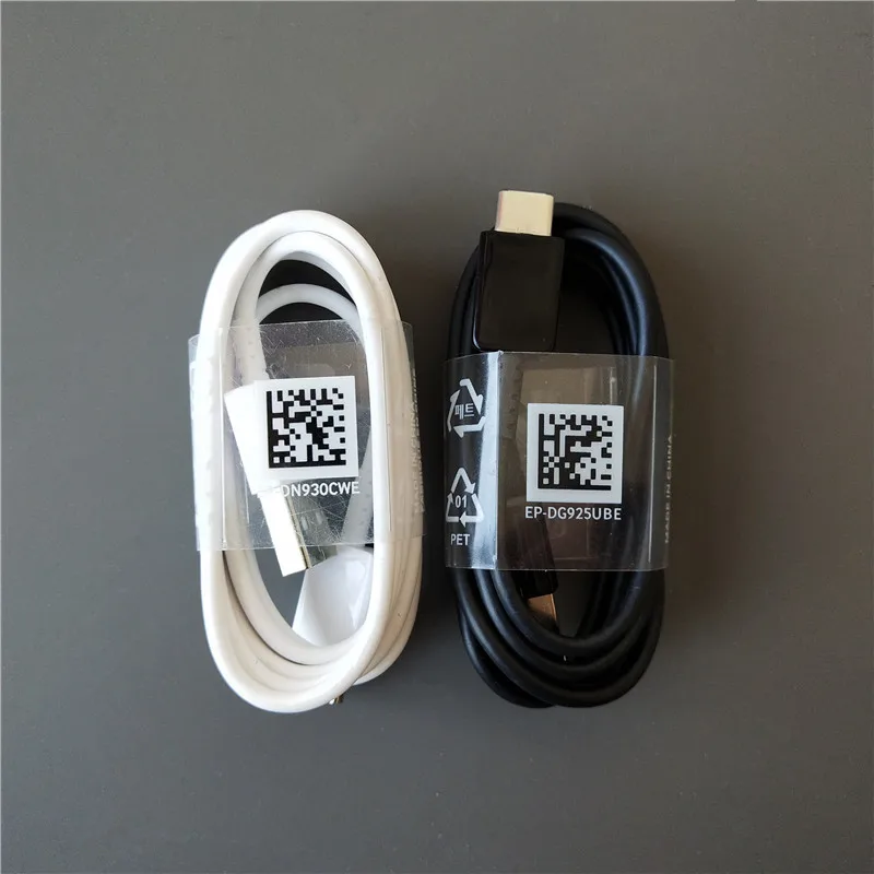 10Pcs/Lot 1M Type C USB Fast Charger Data Sync Charging Cable For Samsung S10 S9 S8 Plus S10E S10 5G Note 10 Pro 9 8