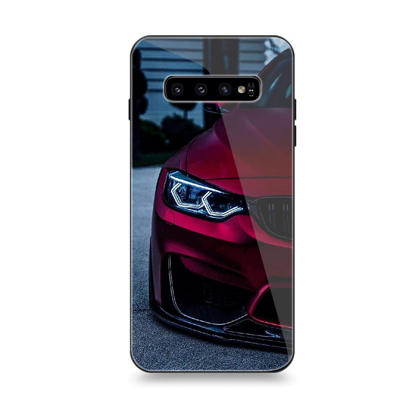 G10 Чехол для телефона Стекло для samsung A10 A20 A30 A40 A50 A60 A70 S7 край S8 S9 S10 плюс Чехол гоночного автомобиля - Цвет: G10