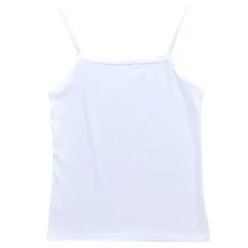 

Women Sleeveless Tank Top Milk Fiber Solid Color Camisole Sexy Basic Sling Vest