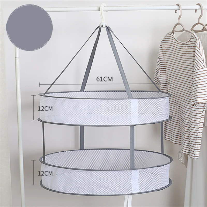 Clothes Basket Clothes Net Special Drying Rack For Sweaters Socks Underwear Clothes Rack Baby Clothes Pillow Drying Net 2 Layers 5