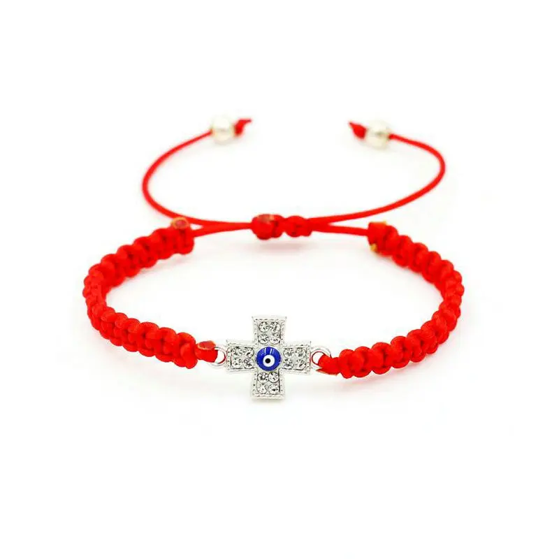 Minimalism Evil Eye Crosses Football 8 Infinity Bracelet Men Women Red Rope Thread Cords Bracelets For Lovers' Jewelry Feminina - Image 2