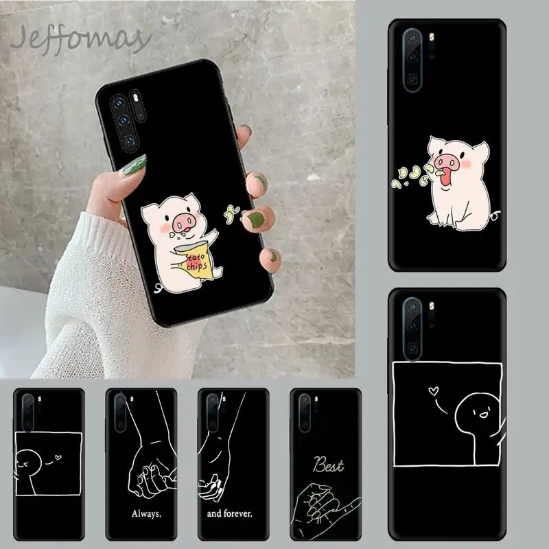 Чехол для телефона Always And Forever Best Friends BFF Huawei P9 P10 P20 P30 Pro Lite smart Mate 10 20 Y5 Y6 Y7 2018 2019 |