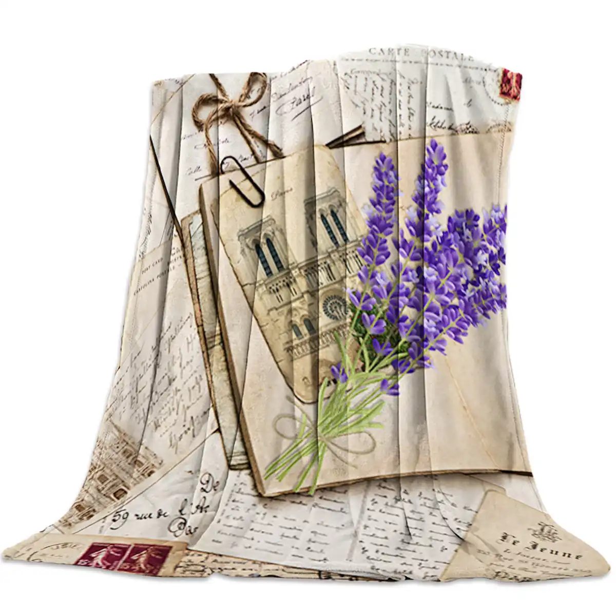 Envelope Mail Book Lavender Throw Blanket Sofa Bed Lavender Throw Blanket Sofa Bed
