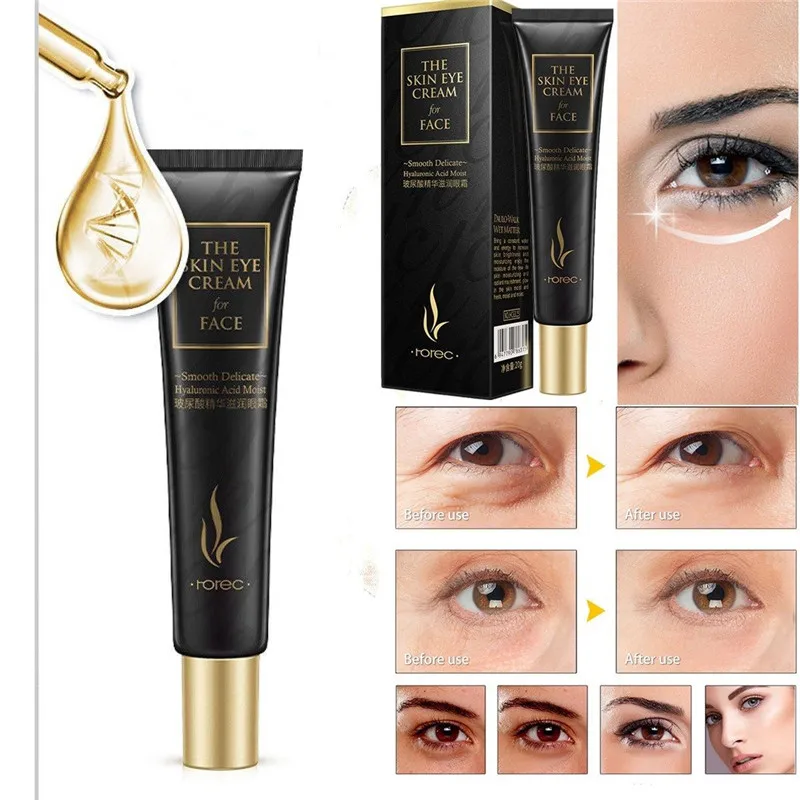 

Hyaluronic Acid Anti-wrinkle Remove Dark Circle Facial Eye Essence Moisturize Hydrating Serum Women Eye Skin Care Product