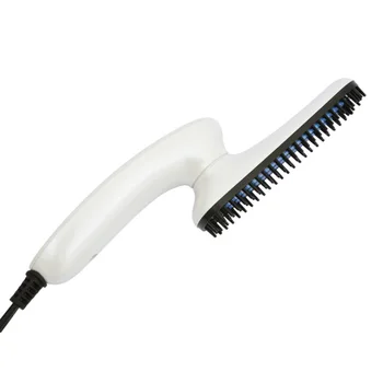 

Men Hair Comb Ergonomic Electric Multifunctional Rotatable Brush Heating Salon Home Massage Beard Straightener Quick Styling
