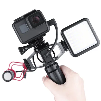 

Vlog Bracket Adapter with 1/4inch Screw Cold Shoe Mount Holder for GoPro Hero 7/6 Sjcam NC99