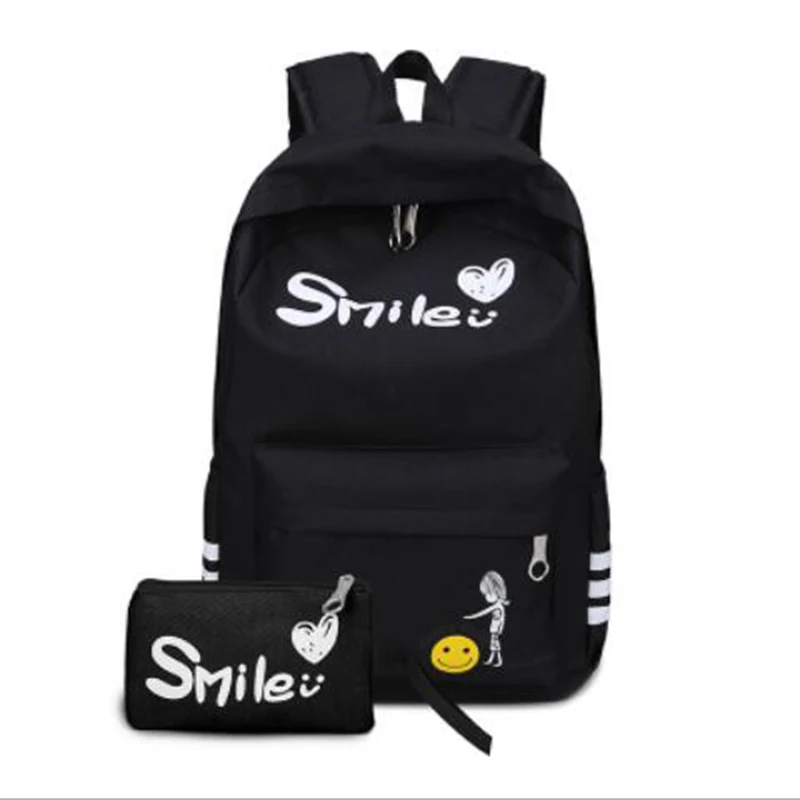 Fashion Canvas Bag Female College Wind School Students Nylon Waterproof Travel Backpack Light and Comfortable ZF10614 | Багаж и сумки