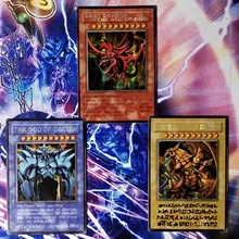 Yu Gi Oh Египетский Бог DIY Красочные Игрушки Хобби Коллекционные игрушки коллекция аниме-открытки