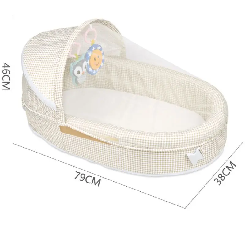 Младенческая Детская кроватка для путешествий, портативный многофункциональный рюкзак, детская кроватка для новорожденных, складная кроватка для путешествий z