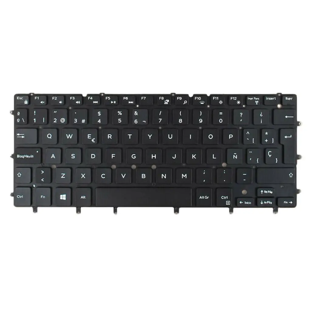 Для Dell XPS 13 9343 9350 9360 Испанский SP раскладка клавиатура с подсветкой