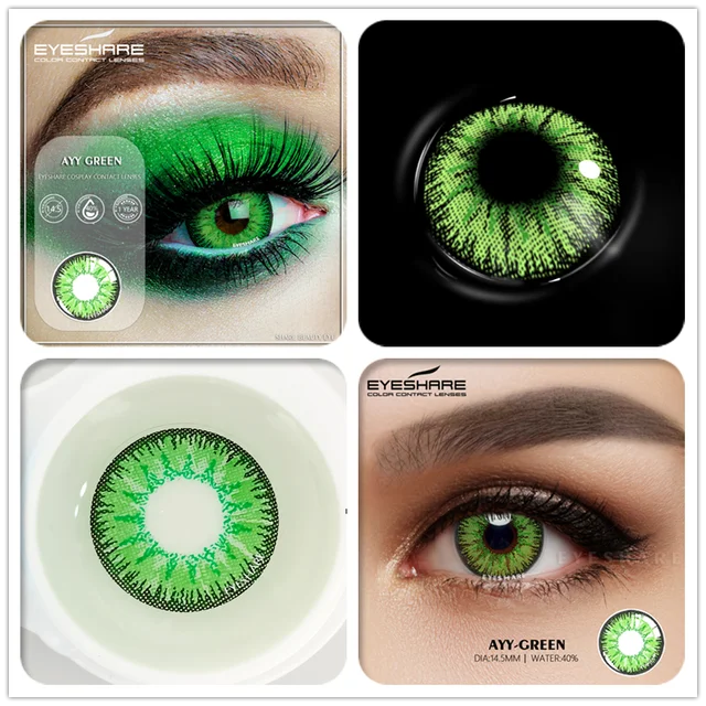 EYESHARE Cosplay Color Contact Lenses for Eyes AYY Series Makeup Sharingan Beauty Contact Lenses Eye Cosmetic Color Lens Eyes 4