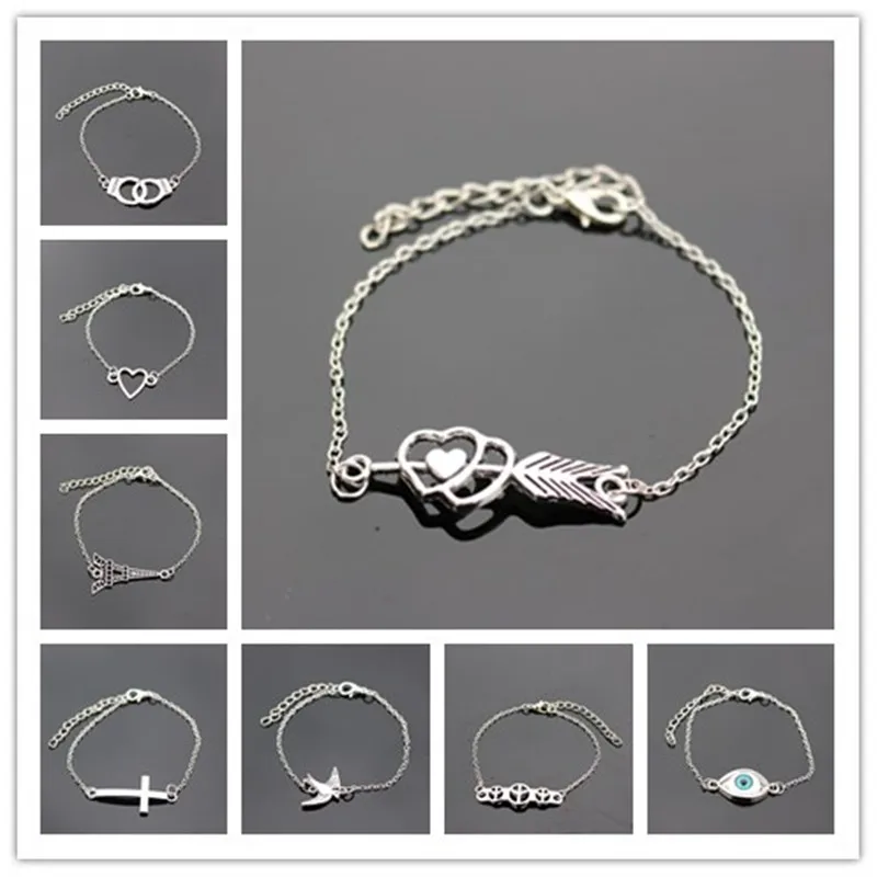 

Bulk Selling Price Promotion Different Shape Metal Bracelets For Women