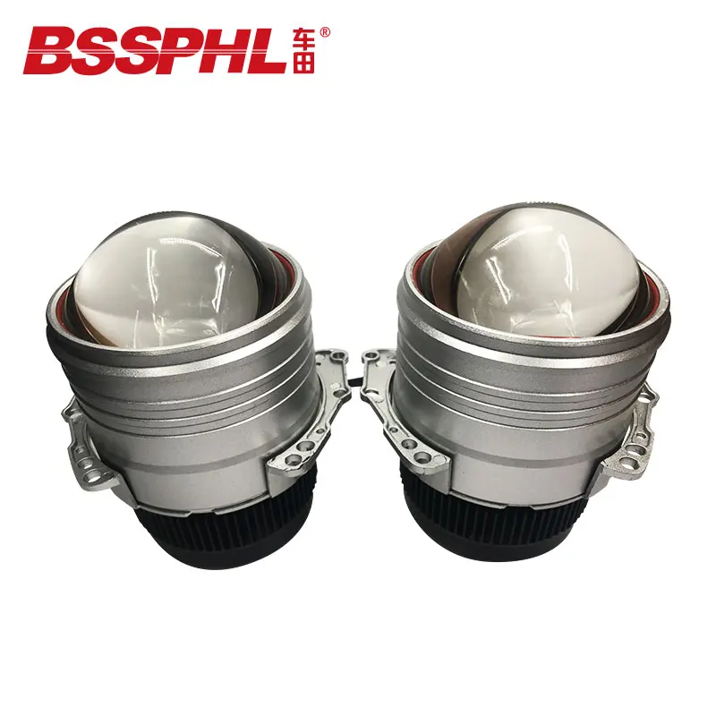 

BSSPHL Auto Car Headlight 3.0 inch Bi-xenon platinum Bifocal lens Car styling Retrofit headlight