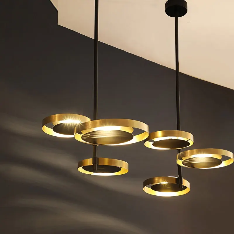 Living room lamp light luxury lamp home restaurant lighting creative personality restaurant lamp chandelier three bedroom lamp