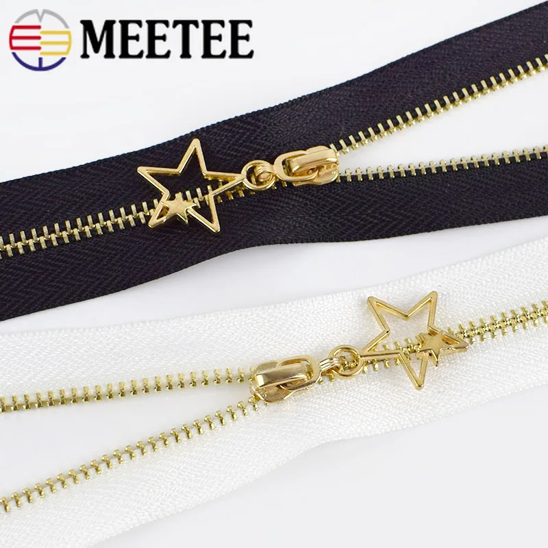20 штук Meetee 3# металлическая близкий конец застежки-молнии 20/30 см с золотыми зубьями для застежки-молнии для пошива сумок пуховик, куртка, юбка, Костюмы аксессуары