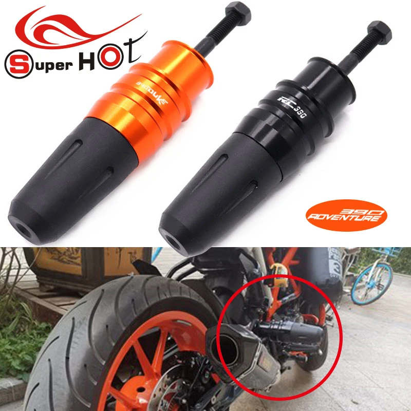 Для KTM DUKE250 DUKE390 RC390 RC DUKE 390 250 Приключения 390ADV аксессуары защита от падения выхлопа