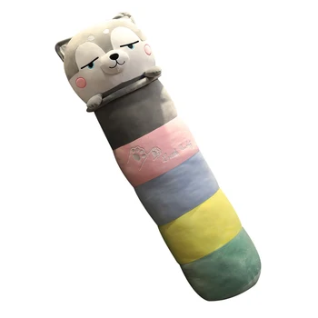 

New Arrival Cute Husky Dog Plush Toy Stuffed Animal Soft Toy Sleeping Pillow Cushion Christmas Gift