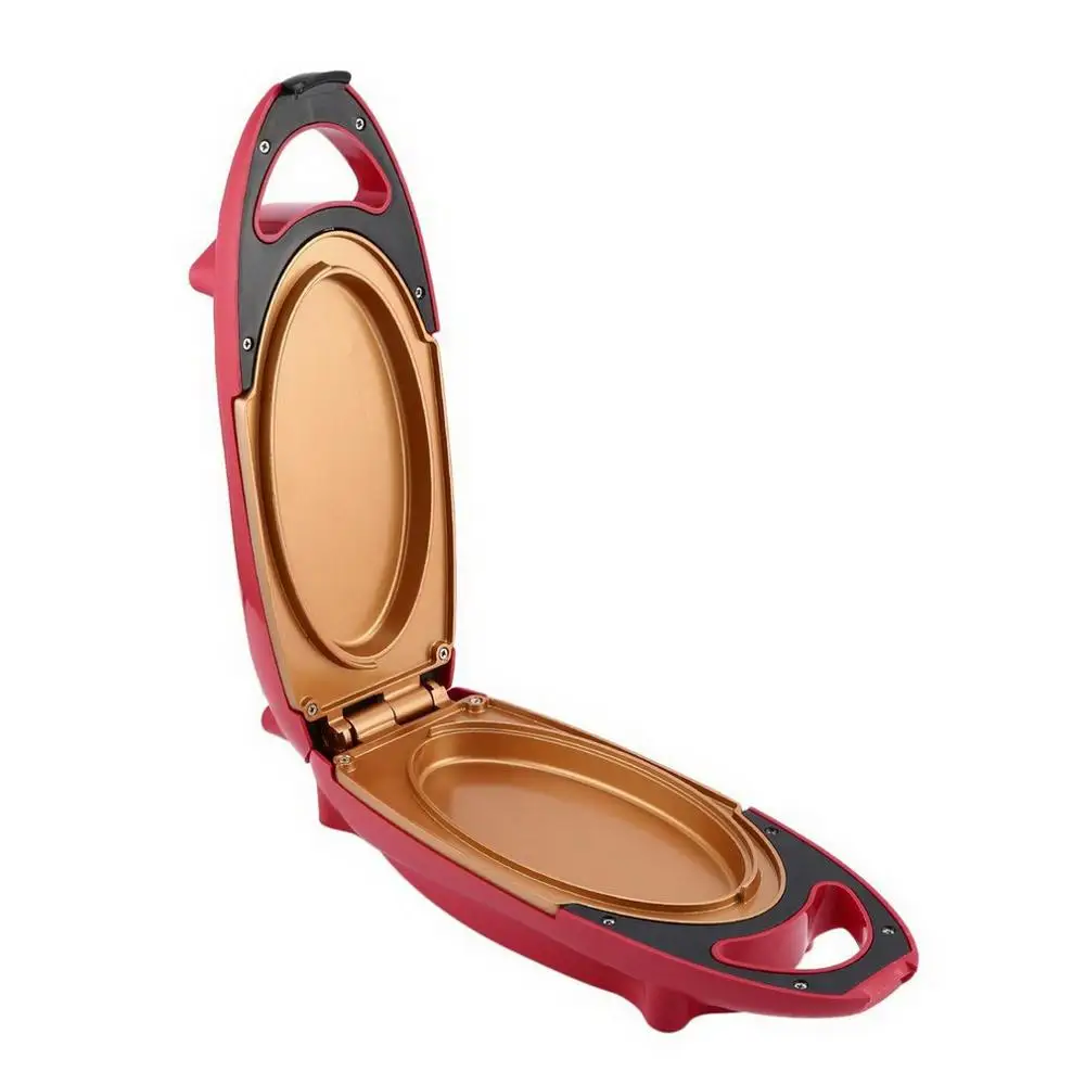 

Red Copper Pan Double-Coated Smokeless Non-stick 5 Minute Chef Electric Cooker Barbecue Pan for Cooking Meals Snacks Desserts