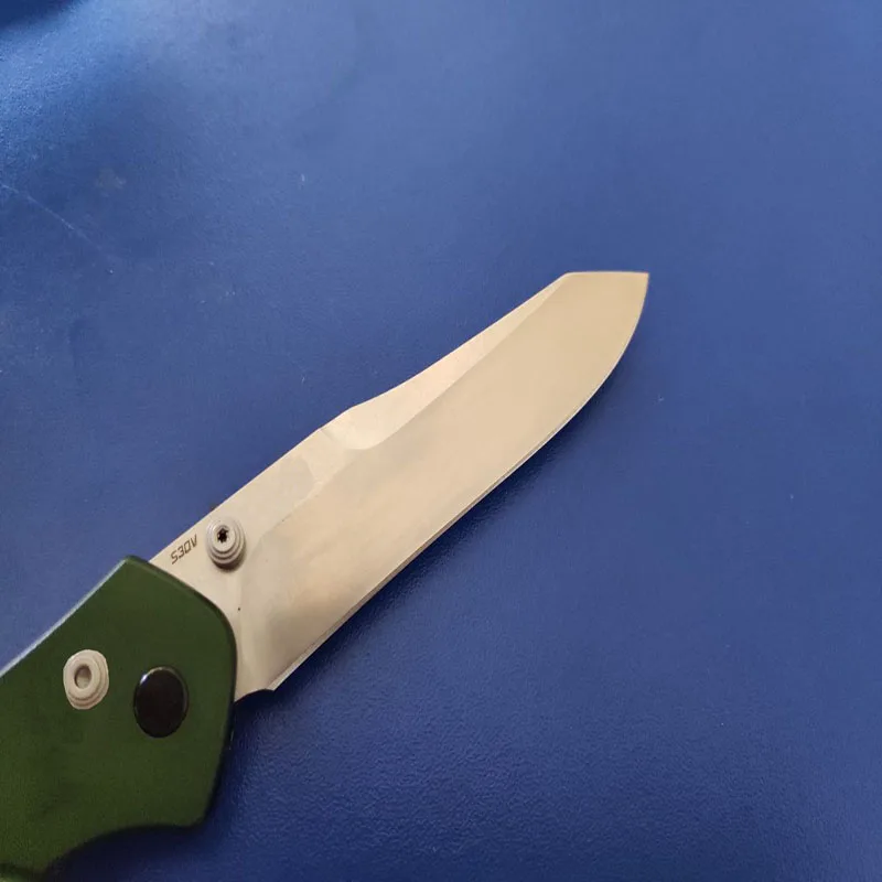 Высокое качество 940 S30V лезвие зеленая алюминиевая ручка складной нож Открытый Кемпинг Охота Тактический выживания рыболовные ножи