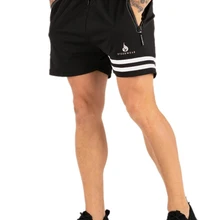 Мужские дышащие шорты для фитнеса, бодибилдинга, модные повседневные спортивные мужские бегуны для тренировок, брендовые пляжные облегающие короткие штаны, размер M-XXL