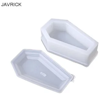 

DIY Crystal Epoxy Mold Storage Box Molds Dark Vampire Coffin High Mirror Crafts Making Mould