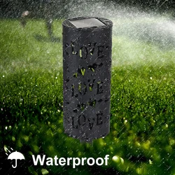 Lampe solaire LED à induction, imperméable, luminaire décoratif d'extérieur, idéal pour un jardin ou une pelouse 
