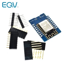 EQV D1 Mini ESP8266 ESP-12 ESP-12F CH340G CH340 V2 USB WeMos wifi макетная плата D1 Mini NodeMCU Lua IOT плата 3,3 В с контактами