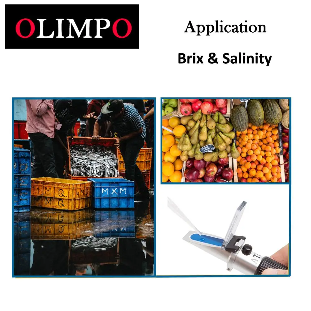 hand refractometer brix salinity