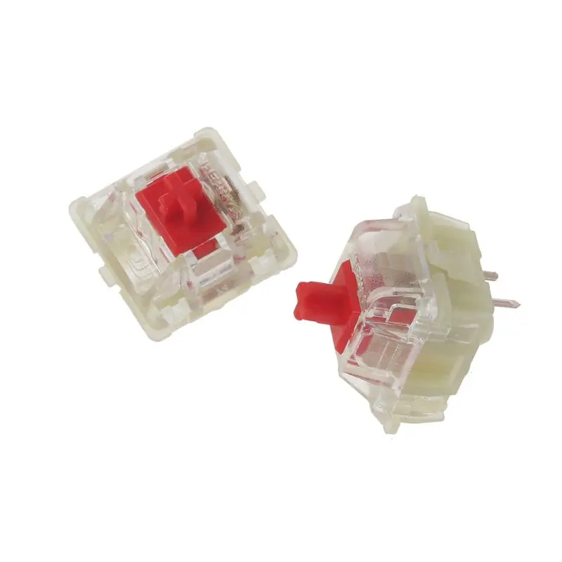 2 шт. оригинальные переключатели SMD RGB Cherry MX 3 штырьковый красный переключатель