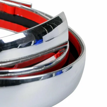 

Universal Bumper Strips Chrome DIY Moulding Trim Grille Edge Replacement
