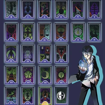 

Persona 5 Cosplay Props Tarot Card 23 Different Cards COS Accessories Halloween Children's Day Toys Prop Gift