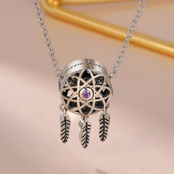 

Authentic 925 Sterling Silver Beads New Holy Dream Catcher Fashion Beads Fit Original Pandora Bracelet For Women Diy Jewelry