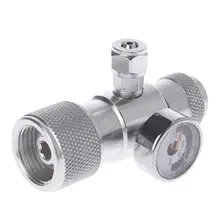 CO2 манометр JIS m22-14 регулятор манометр более 1500PSI цилиндр редуктор U1JB