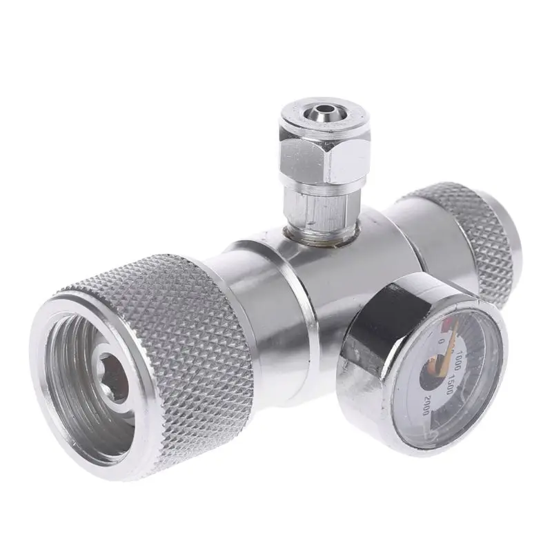

CO2 Pressure Gauge JIS m22-14 Regulator Manometer Over 1500PSI Cylinder Reducer U1JB