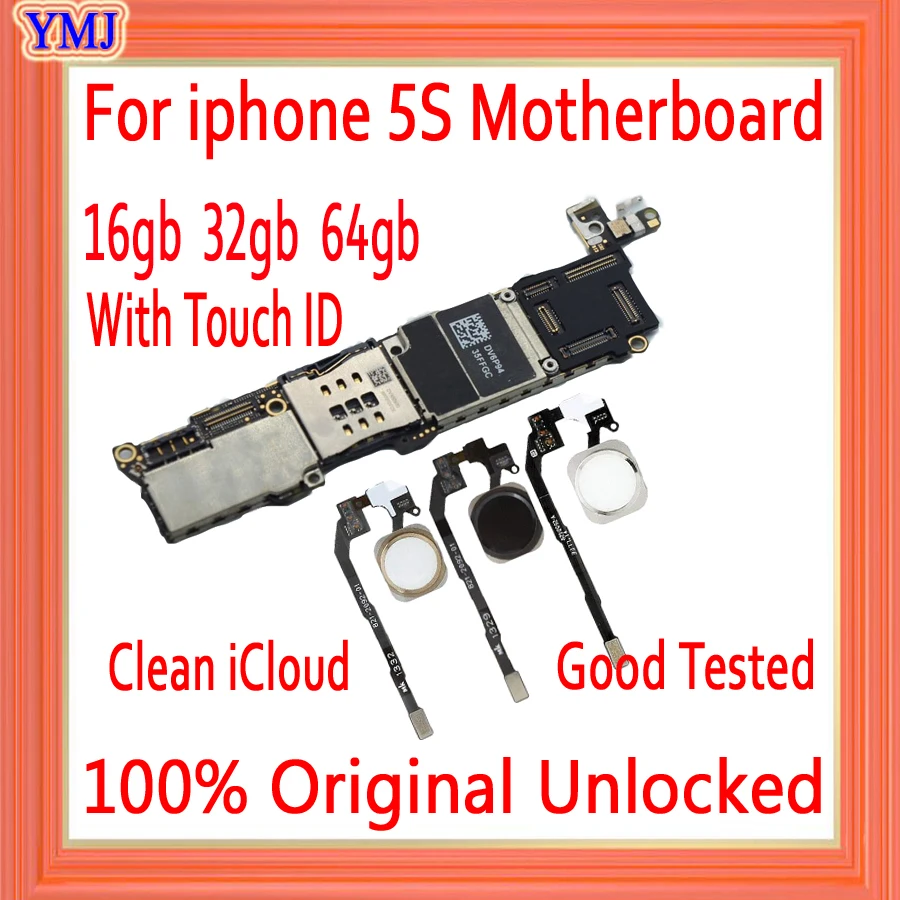Материнская плата для iphone 100% оригинальная разблокированная 16 ГБ 32 64 ГБ|Антенны