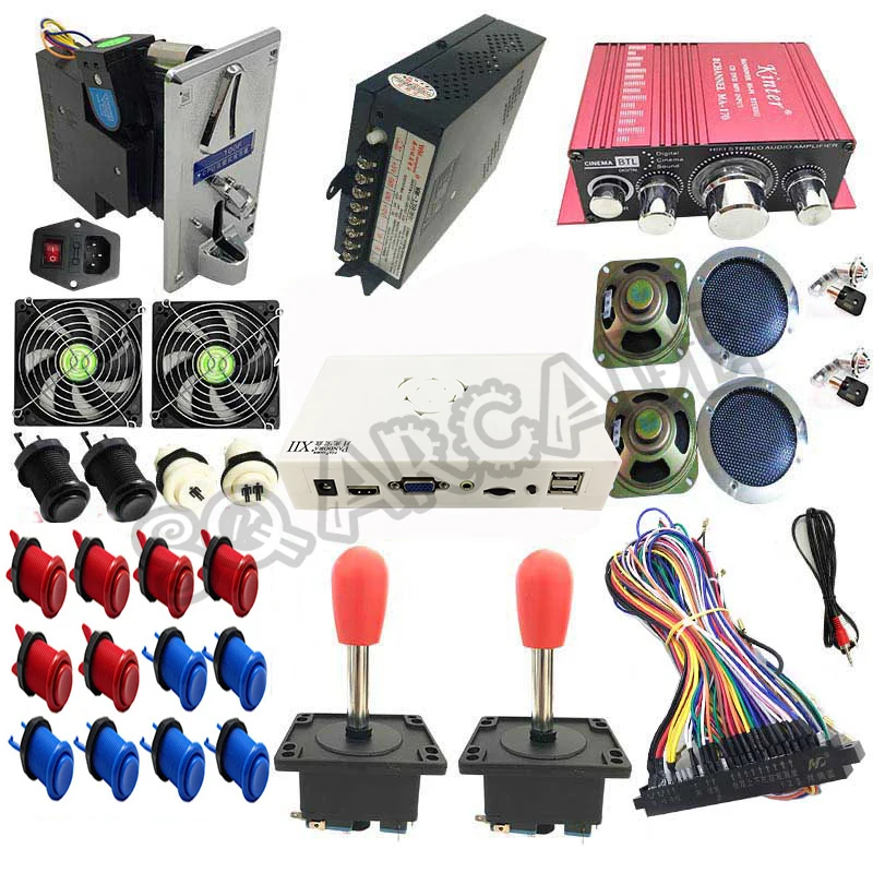 Pandora 3D игра 3188 в 1 аркадная версия доска для игры JAMMA HDMI VGA DIY аркадные наборы с джойстиком happ кнопки динамики замки