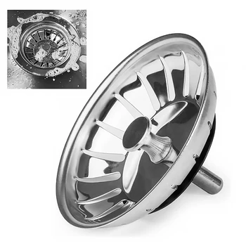 

Stainless Steel Sink Floor DrainKitchen Sink Filter Mesh Durable Rubber Sealed Wash Basin Bathroom Hair Filter Bathroom Supply
