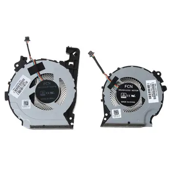 

1Pair Notebook PC Laptop CPU + GPU Cooling Fan Cooler for HP Pac Gaming 4 Green Blade Pavilion 15-CX 15-cx0060TX TPN-C133 C26