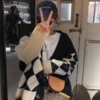 

French Sweater Female Loose Online Coat