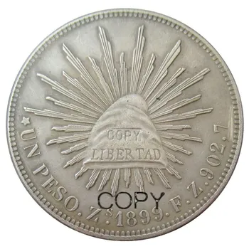 

60PCS Per Lot Mexico 1 Peso 1899 Silver Plated Coins Copy