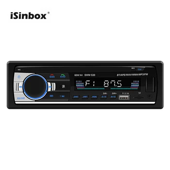 

ISINBOX 1 Din Car Stereo Receiver Auto Radio Bluetooth Mp3 Player U-disk TF Card AUX FM EQ Music Radios Para Auto 1din Radio