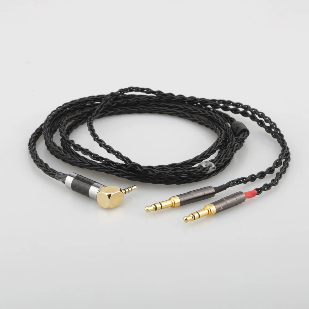 Audiocrast HC028 8 Cores Headphone Earphone Cable For Denon AH D600 D7100 Hifiman Sundara Ananda HE1000se HE6se he400