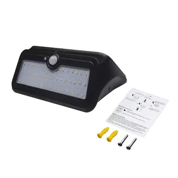 

ICOCO 24/46 LED Solar Power PIR Motion Wall Lamp Super Bright Security Lighting 3 Modes Night Lightfor Garden Street Drop Ship