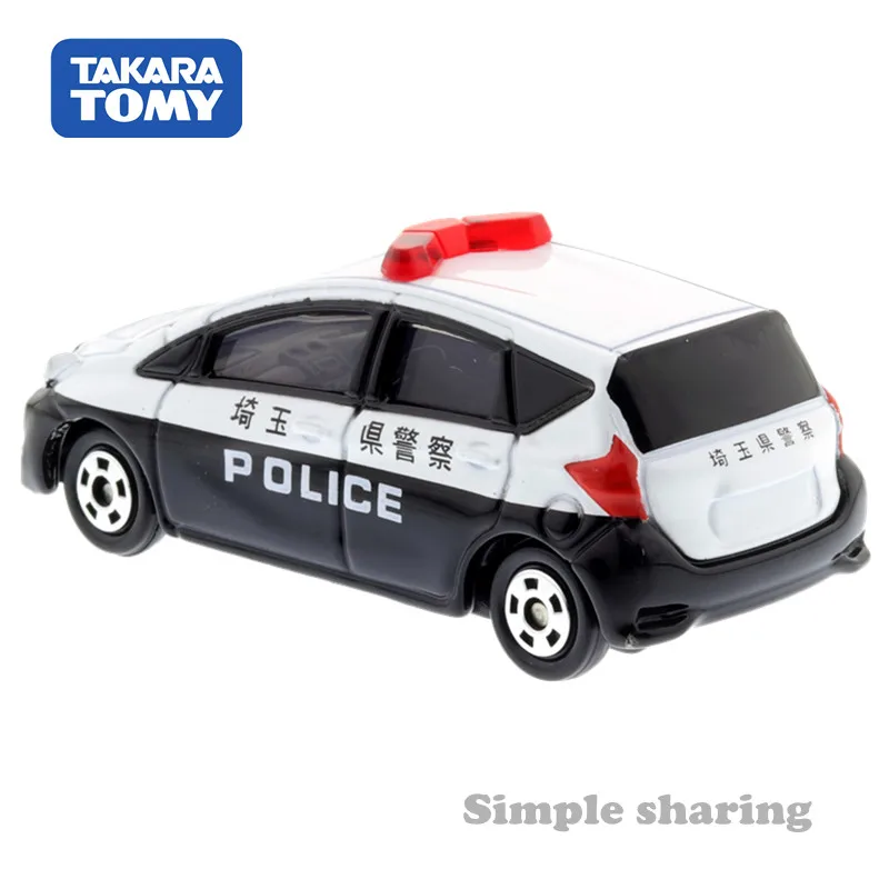 Takara Tomy Tomica No.21 Nissan Note Полицейская машина весы 1/63 Мини Популярные Детские игрушки